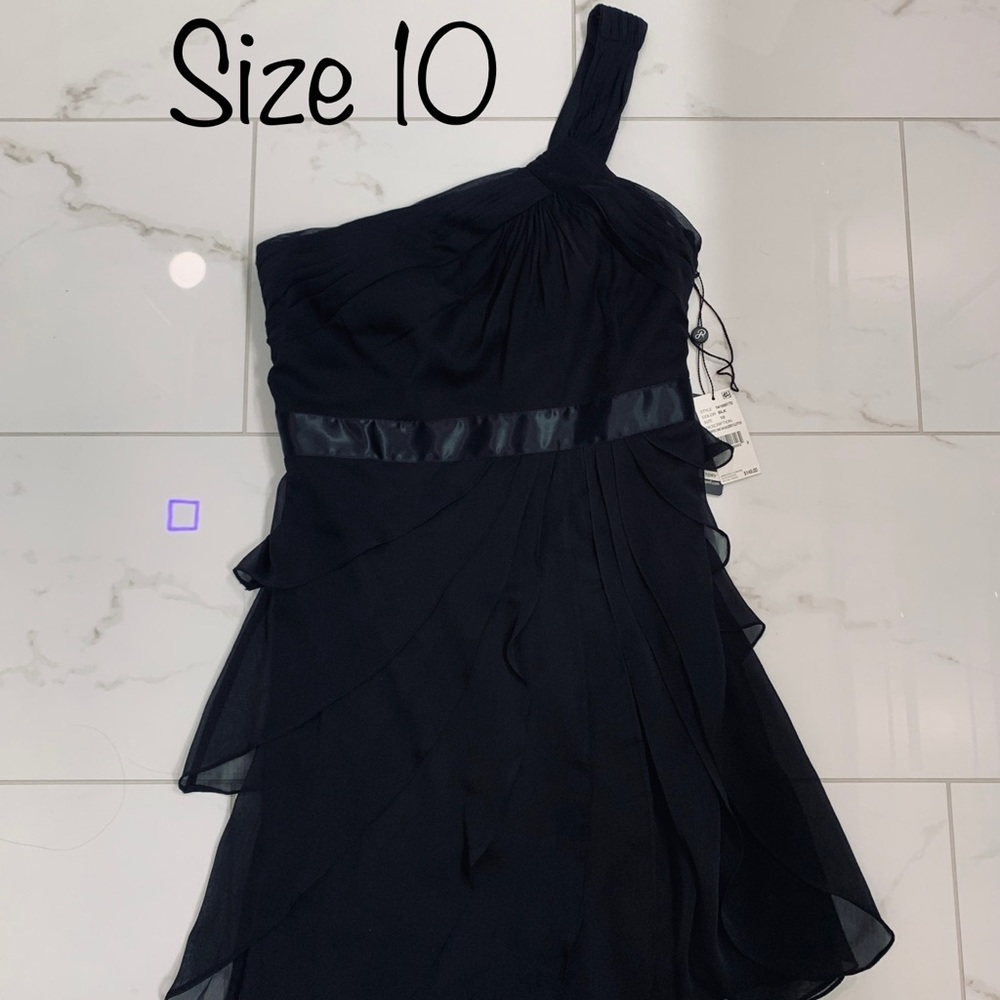 NWT- Black Cocktail Dress- Size 10